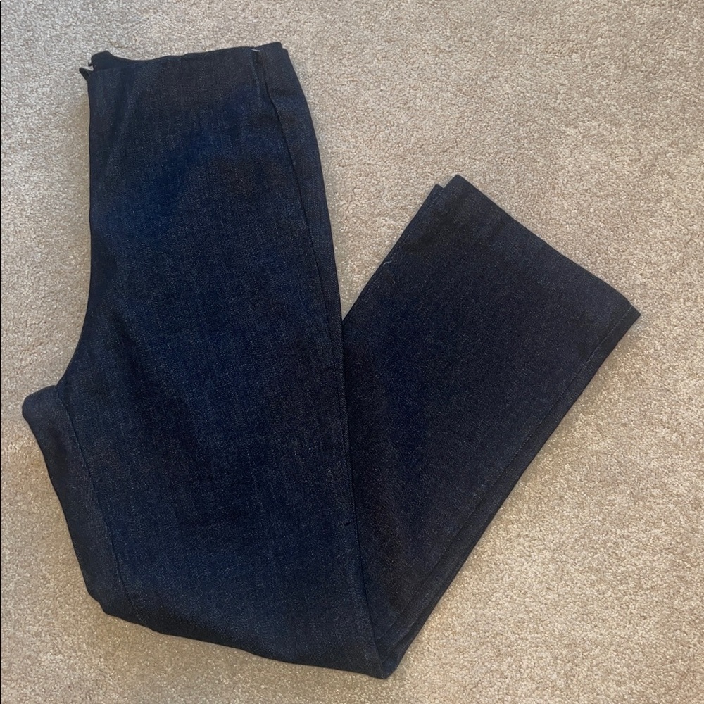 Rag and Bone Dark Denim Jean Leggings with back zipper Size 8